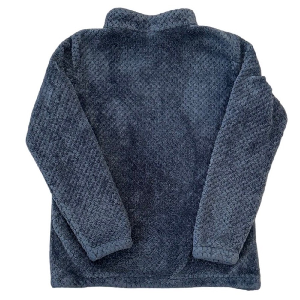 Columbia Fleece Jacket Girls XL 18/20 Gray Pink Fire Side Sherpa Full Zip - Picture 3 of 11